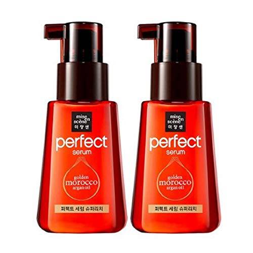 Miseenscene Per Perfect Serum Super Rich (80ml) Highly concentrated intensive care for frequent damaged hair that is broken by frequent dyeing and ferm 80ml / 2.8 Fl Oz 2P Set