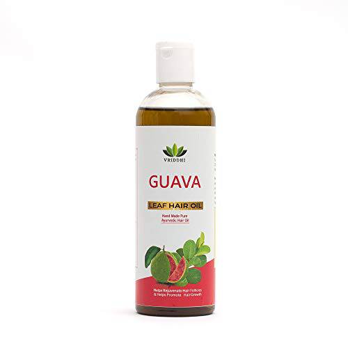 Vriddhi Guava Leaf Hair Oil For Healthy Hair Growth & Scalp, Fights Hair Fall, Dandruff, 200 ML