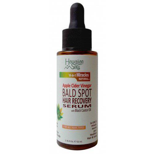 Apple Cider Vinegar Bald Spot Recovery Serum, 1.76 fl oz - with Black Castor Oil - Hair Growth Solution for All Hair Types - Good on Color Treated Hair