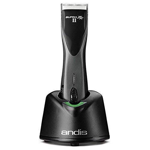 Andis 79005 Supra ZR II Cordless Rechargeable Hair & Beard Trimmer, Detachable Blade Clipper, Lithium-Ion Powerful Battery, Black - Pack of 1