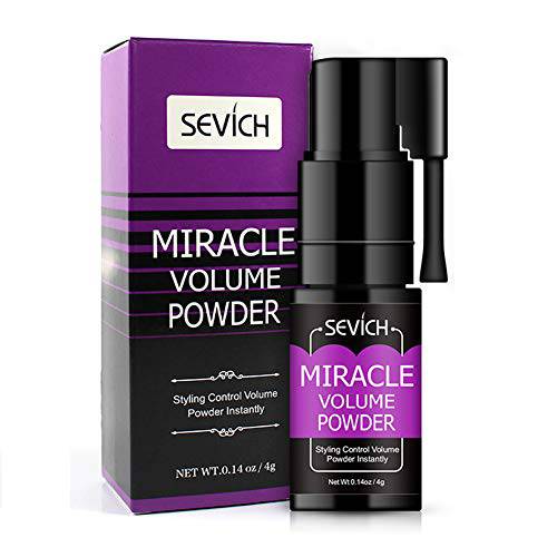 SEVICH Volumizing Fluffy Hair Powder - Mattifying Matte Root Lifting Powders Hair Styling Products with Adjustable Spray 0.14oz/4g, New Generation