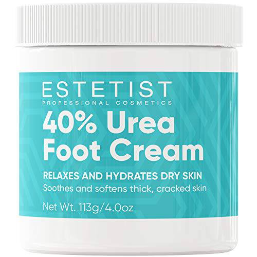 ESTETIST Urea Foot Cream 40%, Foot Lotion For Dry Cracked Feet, Moisturizer For Rough Heel, Foot Care Lotion with Vitamin E and Aloe Vera, Reduce Itching