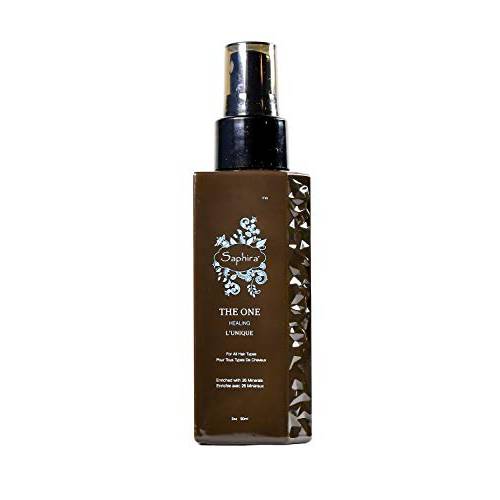 Saphira the One Leave-On Spray Mask for All Hair Types, Detangles and Controls Frizz, Heat and Color Protectant, Sulfate-Free, Paraben-Free