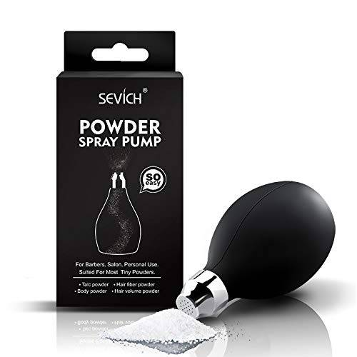 Powder Spray Bottle Refillable Hair Building Thickening Fibres Pumps Thicken Thinning or Balding Hair for Men and Women Spray Applicator