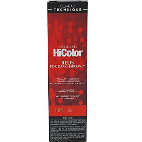 L’Oreal Excellence HiColor Red Fire H8, 1.74 oz (Pack of 3)