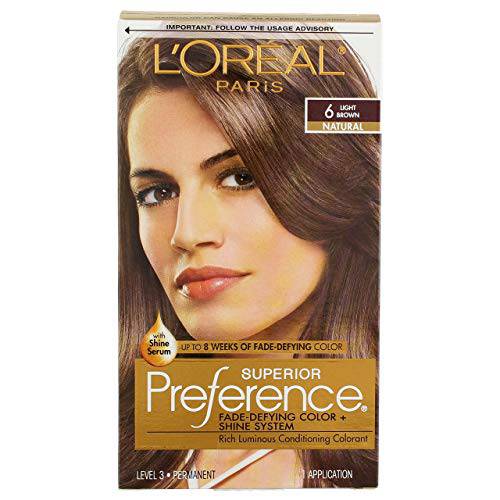 L’Oreal Superior Preference - 6 Light Brown (Natural) 1 Each (Pack of 2)