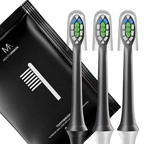 Mouth Armor Toothbrush Head, Replacement Brush Heads for Mouth Armor Toothbrush 3 Pack