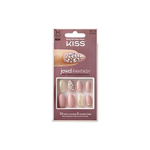 KISS Jewel Fantasy Nails Medium Length KJF04