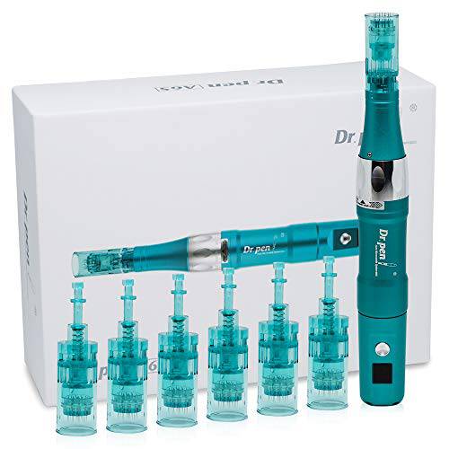 Dr.Pen Ultima A6S Pen - Electric Cordless Derma Auto Pen - Skin Care Exfoliation Tool Kit - 6 Pcs Cartridges