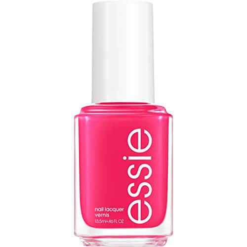essie Nail Polish Limited Edition Summer 2021 Collection Electric Pink Nail Color With A Pearl Finish 0.46 Fl. Oz 0.46 fluid_ounces, Pucker Up, 1 Count