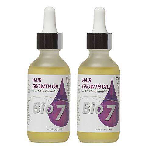 By Natures Bio 7 Hair Growth Oil 2 Oz 2 pack