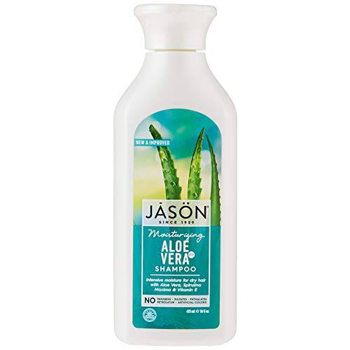 Jason Moisturizing Shampoo, Aloe Vera, 16 Oz (Packaging May Vary)