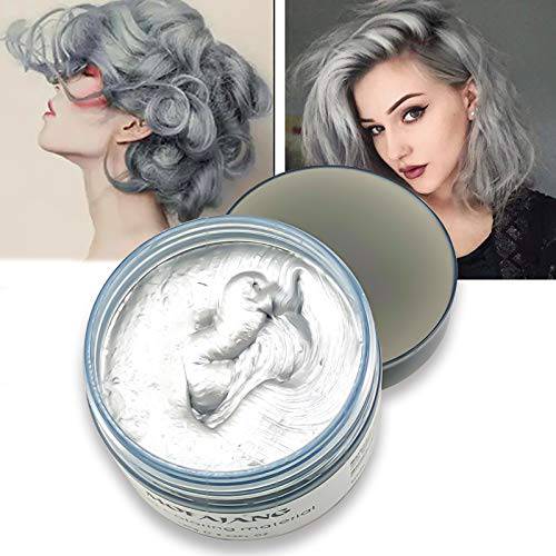 120g Hair Color Wax Temporary,Instant Hairstyle Mud Cream,Hair Wax Color Wash Out Hair Color Dye Instant,4.23 oz Hair Wax Hair Pomades Natural Hairstyle Wax For Women And Men