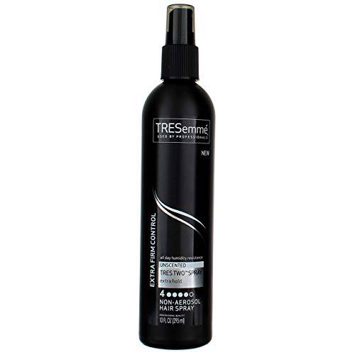 Tresemme Hairspray Extra Hold Unscented 10 Ounce Pump (295ml) (Pack of 2)