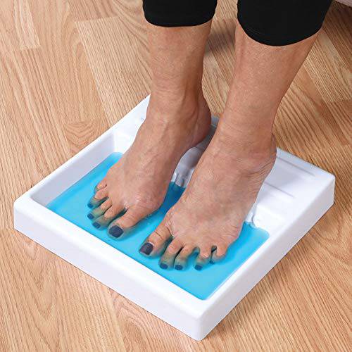 Support Plus Foot Soak Tray - Shallow Home Pedicure Foot Spa Nail Soaking Bowl, Foot Care Wash Basin
