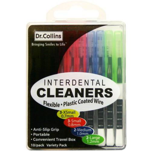 Dr. Collins Interdental Clearners Variety, 10-count Packages (Pack of 2)