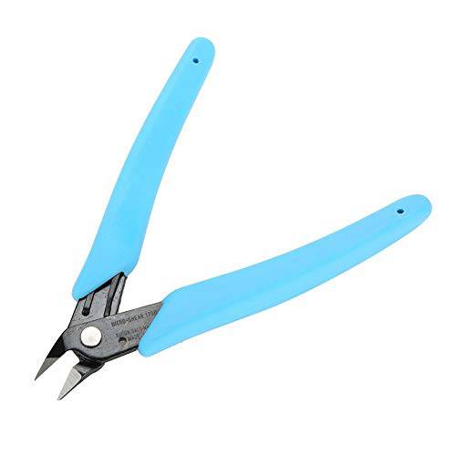 Rhinestone Remover, Salon Grade for Decoration Remover, Nail Art Decorations Picker DIY Decoration Tool, Professional Stainless Steel Nipper Nail Cutter Scissors Manicure Accessory, Blue