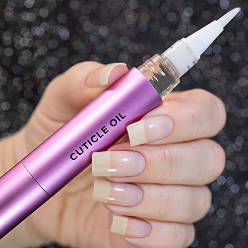 Whats Up Nails - Cuticle Oil Pen Sweet Almond with Vitamin E Moisturize Repair Dry Cuticles Cruelty Free Vegan Nail Care Made in USA 4.5ml