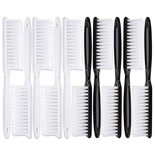 Beauticom (Pack of 4 Pieces) Mixed Colored Scrub Brush with Handle for use on Nails Brush, Cleaning Brush, Manicure Brush, Sanitize Brush, General Use Brush