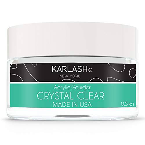Karlash Professional Acrylic Powder 0.5 oz (Crystal Clear 0.5 oz)