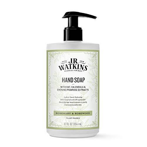 J.R. Watkins Rosemary & Rosewood Plant-Based Gel Hand Soap, 12 fl oz
