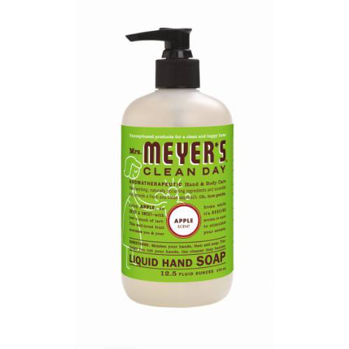 Mrs. Meyer’s Clean Day Liquid Hand Soap, Apple Scent, 12.5 fl oz, Pack of 6