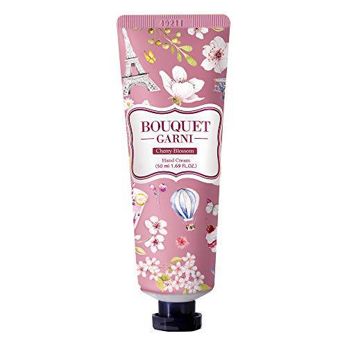 BOUQUET GARNI Hand Cream Clean Fragrance with Shea Butter - Long Lasting Fragrance Hand Lotion - Cuticles and Dry Hands Treatment - Deep Moisturizing Ingredients - Calming, Soothing the Skin 1.7 Fl Oz