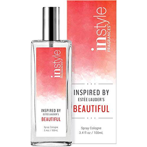 Instyle Fragrances | Inspired by Estee Lauder’s Beautiful | Women’s Eau de Toilette | Vegan, Paraben & Phthalate Free | Never Tested on Animals | 3.4 Fl Oz