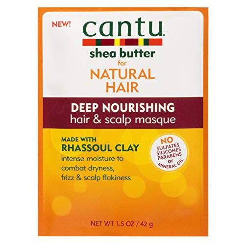 Cantu Natural Hair Deep Noursh Hair & Scalp Masque 1.5 Ounce (6 Pieces)