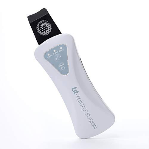 Bio-Therapeutic bt-Micro Fusion Ultrasonic Skin Perfecting Tool 30,000Hz Oscillation Power, Zinc Alloy Body, IP35 Water Resistant, CE Safety Tested | Skin Scrubber, Blackhead Remover, Facial Scrubber