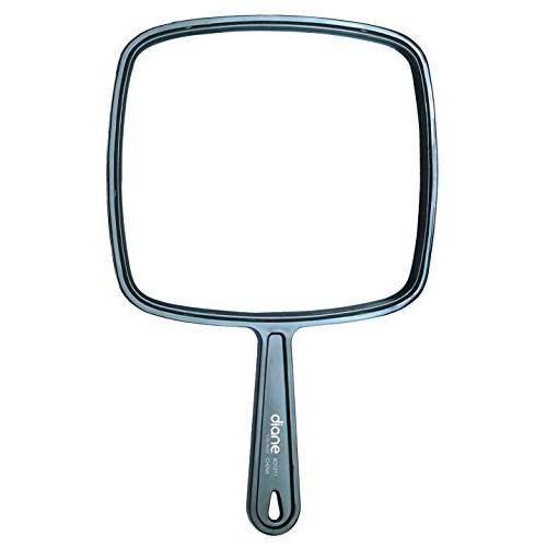 Diane TV Mirror – Handheld Vanity Mirror with Hanging Hole in Handle – Medium Size (7” x 10.5”) for Travel, Bathroom, Desk, Makeup, Beauty, Grooming, Shaving, D1211’