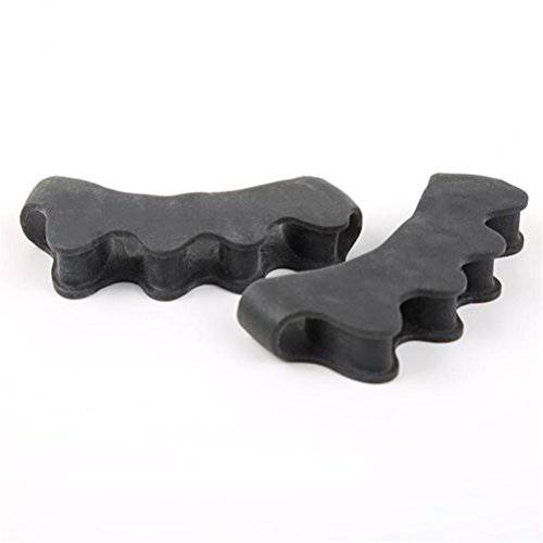 1 Pair pedicure Toe Separator Hallux ValgusBones Overlapping Toe Correction Orthoses Corrective Insoles separate toes spacer B3 Black