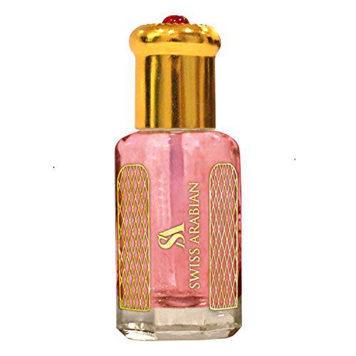 PINK MUSK (Pink Tahara) 12mL | Perfume and Body Oil from Fragrance House Swiss Arabian, Dubai UAE | Original Misk Blend | Alcohol Free and Vegan