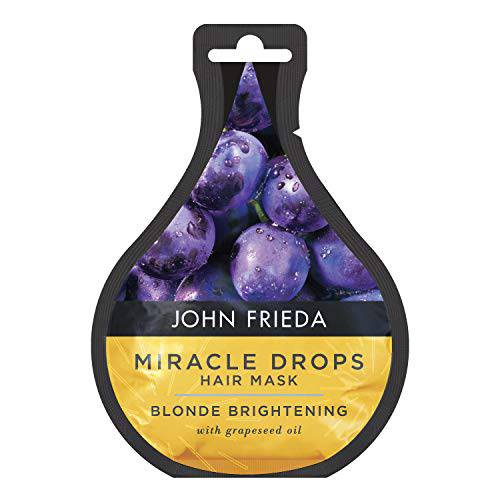 John Frieda Miracle Drops Blonde Brightening Hair Mask for Blonde Hair, 25 ml