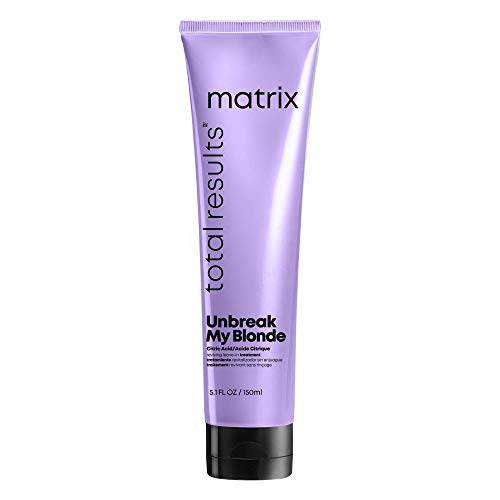MATRIX Unbreak My Blonde | Bond-Strengthening Leave-In Treatment | Revives and Adds Softness and Shine | For Damaged, Lightened and Over Processed Hair | 5.1 Fl oz (Pack of 1)