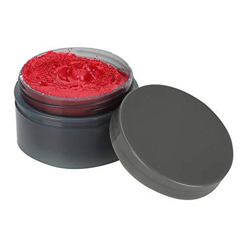 FILFEEL Hair Color Wax, 100ml Disposable Temporary Colour Hair Styling Wax DIY Hairstyle Wax Mud Hair Dye Cream Natural Hair Coloring Tool for All Hair Type(red)