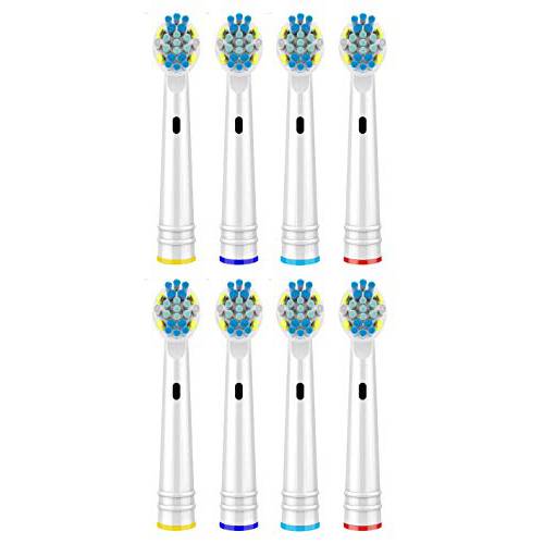 Gakst Replacement Toothbrush Heads Compatible with Oral B Braun Electric Toothbrush, Brush Heads Refill for Oral-B Pro 1000 Pro 3000 Pro 5000 Pro 7000 Vitality Floss Action (8)