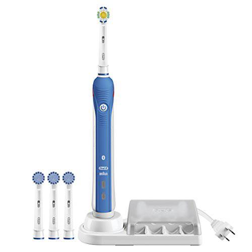 Oral-B PRO 3000 Electric Toothbrush Bundle with Sensitive Replacement Head,3 Count