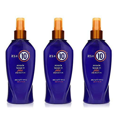 It’s a 10 Haircare Miracle Leave-In Plus Keratin Spray, 10 fl. oz (Pack of 3)