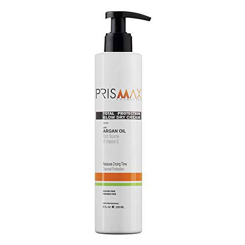 Prismax Total Protection Blow Dry Cream - Leave-in Conditioner - 8oz