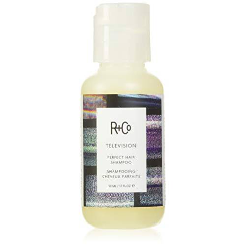 R+Co Television Perfect Hair Shampoo | Body + Shine + Smoothing for All Hair Types | Vegan + Cruelty-Free | 2.0 Oz