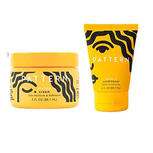 Pattern Styling Cream & Leave-In Conditioner | Define and Moisturize your Curls Rich Moisture & Definition 3oz Set