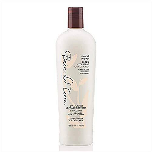 Bain de Terre Ultra Hydrating Shampoo and Conditioner | Coconut Papaya | Overly Dry, Damaged Hair | Argan & Monoi Oils | Paraben Free