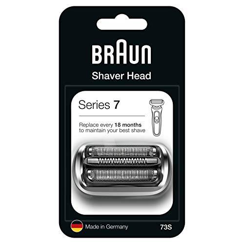 Braun Series 7 Electric Shaver Replacement Head, Easily Attach Your New Shaver Head, Compatible with New Generation Series 7 Shavers , 73S, Silver