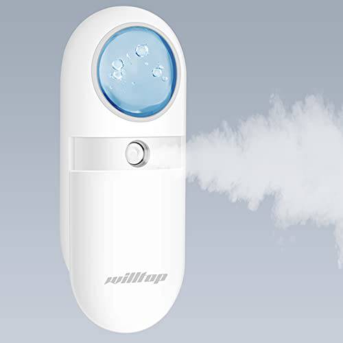 Wiltop Protable Mister Face Steamer,Cool Face Steamer For Moisturizing & Hydrating,Handy Mist Sprayer With Large Spray Volume For Skin Care, Deep Cleaning Makeup, Eyelashes Extensions