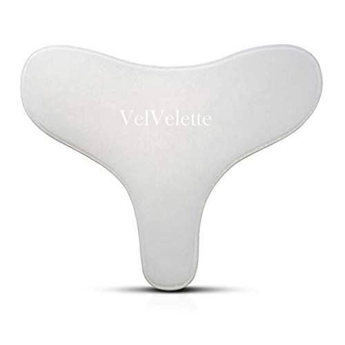 Velvelette 3-Pack Silicone Decollete Chest Pad for Elimination and Prevention of Wrinkles (Pink)