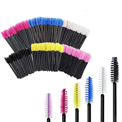 600 PCS Mascara Wands Eyelash Eyebrow Brush Disposable Applicator Makeup Kits