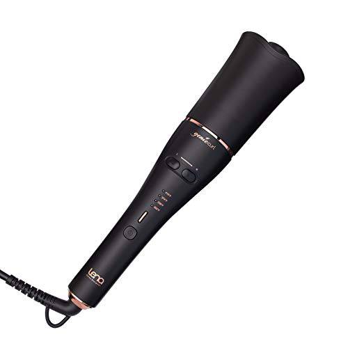 LENA Auto Hair Curling Wand, Professional Hair Curler Iron Styler, Automatic Rotating Styling Tool with Ceramic Ionic Barrel and Smart Anti-Stuck Sensor for Long and Medium-Length Hair