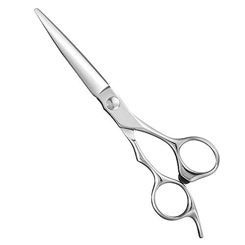 AOLANDUO Hair Cutting Scissor (6 Inch)-EXTREMELY SHARP-Offset Design Using Japanese JP440C Stainless Steel Hair Scissor for Barbers & Salon Stylists- Smooth Motion Fine Craftsmanship Barber Scissor…