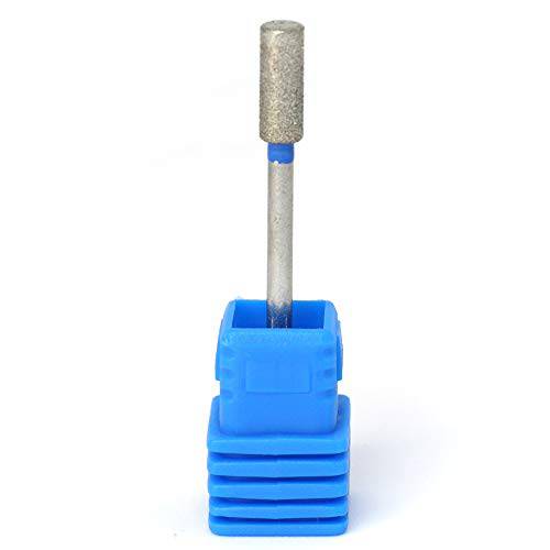 NMKL38 Diamond Bit Barrel Shape Electric Nail Drill File Cuticle Cleaner Tool for Rotary Nail Drill Machine Manicure Pedicure Polishing Kit (Medium 4x10.3)